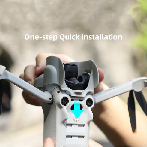 Xmipbs Mini 4 Pro Lens Hood Anti-Glare Sunshade Cover, Gimbal Camera Guard Protector for DJI Mavic Mini 4 Pro Grey...