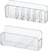 MORNITE Bathroom Medicine Cabinet Organizer Set, Small Shelves Holder Compartments for Lipstick, Facial Mask, 2 Pcs Trays for Cabinet Wall, Vanity...