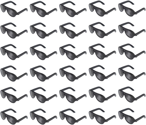 Gadpiparty 120 Pcs Mini Sunglasses for Dolls Black Sunglasses Doll Costume Accessories Doll Dress Up Cosplay Accessories Doll DIY Sunglasses for D...