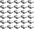 Gadpiparty 120 Pcs Mini Sunglasses for Dolls Black Sunglasses Doll Costume Accessories Doll Dress Up Cosplay Accessories Doll DIY Sunglasses for D...