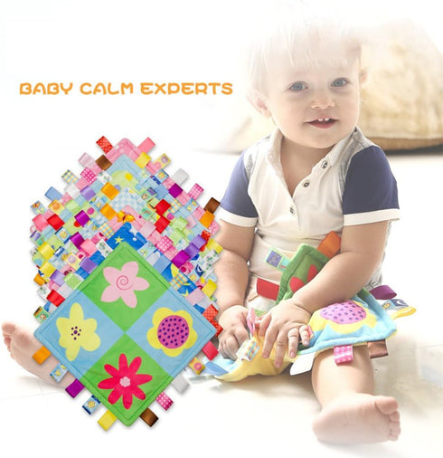 Colorful Baby Security Blanket Soft Touch Plush No Damage to The Baby Skin Sleep Helper,Appease Towel for Kids Toddlers...