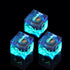 YEMEKO 3Pcs D6 Dargon Eye Liquid Core DND Dice Set with Resin Sharp Edge, 6 Sided Dice 16mm Handmade Polyhedral D&D Dice for Dungeons and Dragons,...