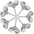 20Pcs 25mm Diamond Crystal Upholstery Nails Tacks Sofa Headboard Sew Buttons Clear Buttons Wall Decor...
