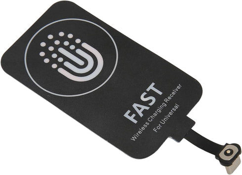 Thin Wireless Charging Receiver, Type C Magnetic Suction Dual Purpose Wireless Charging Receiver Wireless Charging Patch Magnetic Back Patch...
