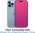 EGKimBa Privacy Screen Protector Compatible with iPhone 14 Pro Max or iPhone 15 Plus, 6.7 inch Gradient Colorful Electroplated Anti-Spy Anti-Blue ...