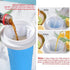 Slushy Cup - Tik Tok Magic Quick Frozen Smoothie Cup, Double Layer DIY Homemade Slushy Maker Cup, Food Grade Silicone Slushie Maker Cup with Spoon...