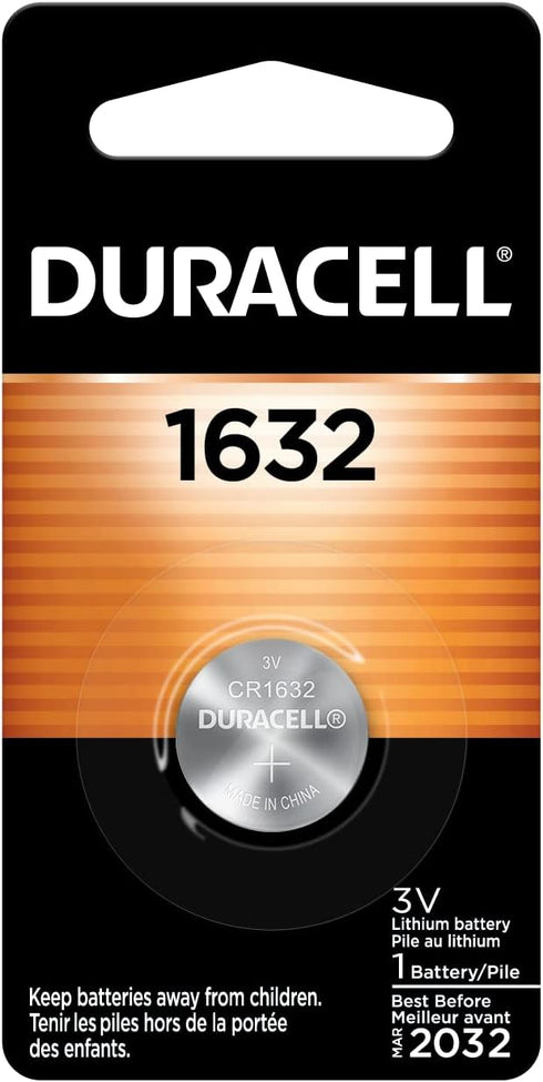 Duracell Lithium Coin 1632, 0.0088184904873951035 Lb...