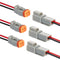 HYAT 14 AWG 2 Pin DT Connector Waterproof Automotive Electrical Connector, Male and Female Way Auto Electrical Wire Connectors Harness for Car Tru...