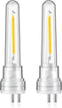 S14 Replacement Light Bulbs 1.5 Watt LED Bulb with 2 Prongs 2700k 120V Waterproof String Lights Accessories for Outdoor Patio String Lights, Warm ...