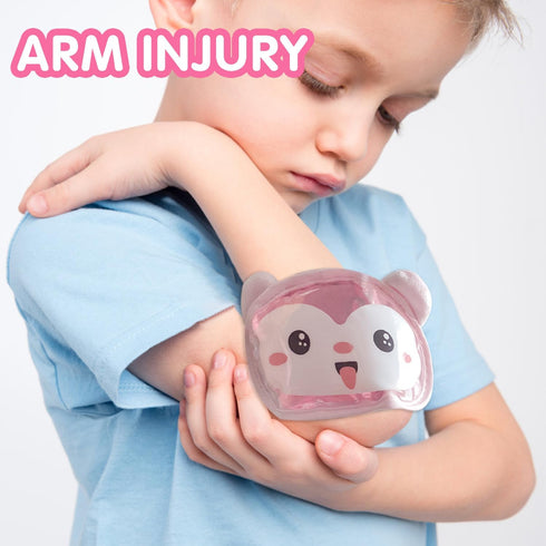 Boo Boo Ice Pack, Kid Reusable Ice Pack, Auxiliary Fever Reduction, Hot Cold Pack for Kids Injuries, Wisdom Teeth, Baby Colic, Gas and Upset Stoma...