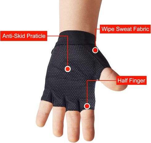 Luwint Kids Sport Gloves for Fishing Workout Cycling Training, 4-12 Yrs...