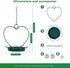Bird Feeder for Wild Birds Outdoor Hanging Bird Feeder for Garden and Patio (7.87 * 8.66)...