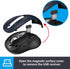 Wireless Bluetooth Mouse with 4 Way Scrolling, Rechargeable, 4 Level 3200 DPI, Quiet Click, 3 Devices Mice for Windows,Linux,Mac OS,iOS,Android (B...