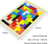2 Pack Wooden Russian Blocks Puzzle + Hexagon Puzzles for Kids & Adults, Wooden Block Puzzle Intelligence Brain Teasers Toy Logic Game STEM Educat...