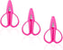 3Pcs Pink Scissors Mini Scissors Travel Set Portable Craft Snips for Sewing Crochet and Embroidery Tiny Small Scissors with Covers Ideal for Women...