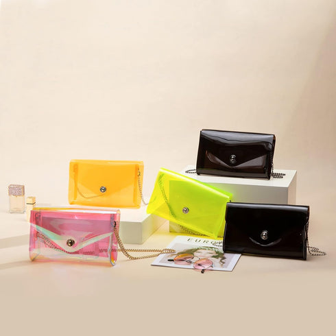 Vorspack Clear Purse for Women Clear Crossbody Bag Cute for Sports Concert Prom Party Present...