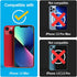 Simple Snap Tempered Glass Screen Protector Compatible with iPhone 13 Mini — Invisible Premium Protection that is Fingerprint Free, Bubble Free an...