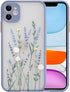Ownest Compatible for iPhone 12 Mini Case 5.4 Inch for Clear Flowers Pattern Frosted PC Back 3D Floral Girls Woman and Soft TPU Shockproof Protect...