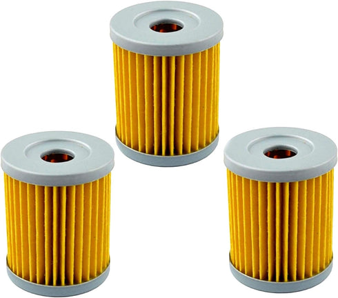 AHL 132 Oil Filter for Suzuki LTF250 LTF 250 Quadrunner 4X4 250 1988 1989 1990 1991 1992 1993 1994 1995 1996 1997 1998 1999 2000 2001 2002 (3pcs)...