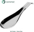 Large Stainless Steel Spoon Rest-Metal Spoon Rest - Ladle Rest Utensil for Kitchen Counter-Silver Spoon Rest-Spatula Ladle Holder-Spoon Holder for...