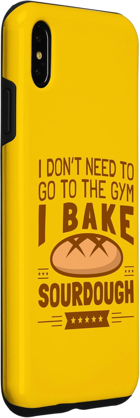 iPhone XS Max Baker Sourdough Bread Baking Funny Bakery Case...