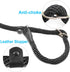 Slip Lead Dog Leash, No Pull Dog Leash Slip Lead, Anti-Choke Soft Braided Rope Leash for Large Medium Dogs Transitional Training and Walking (Blac...
