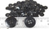 3/4" Inch Round Button (19 mm) 150 Pcs for Sewing Garment Clothing Dress Pants Skirt Hat Accessories Scrapbooking DIY Craft - Black Color....
