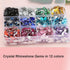 PAMIR TONG 1320pcs 6*12mm Horse Eye Shape Craft Gems Jewels Acrylic Flatback Rhinestones Gemstone with Tweezers Glue Picking pen for Bead Adhesive...