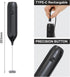 Handheld Coffee Frother,USB-Rechargeable Hand Frother,Adjustable Handheld Milk Frother for Cappuccinos, Hot Chocolate, Milkshakes, Egg Mix...