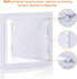 Suteck Plastic Access Panel for Drywall Ceiling 10 x 10 Inch Reinforced Plumbing Wall Access Doors Removable Hinged White...