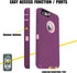 AICase iPhone 6/6S Plus Heavy Duty Case - Built-in Screen Protector, 4-in-1 Rugged Shockproof Cover (Pink/Purple)...