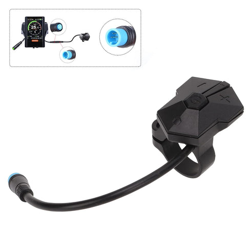 Switch Controller for P850C Controller Electric Bike Accessory Bike Conversion 4 PIN Switch Button Controller for P850C Mid Mount Motor Display Pa...