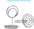 20pcs Mini Place Card Holders, Cute Table Number Holders, Classy Table Card Holder Table Picture Stands, Elegant Wire Photo Holder Menu Memo Clips...