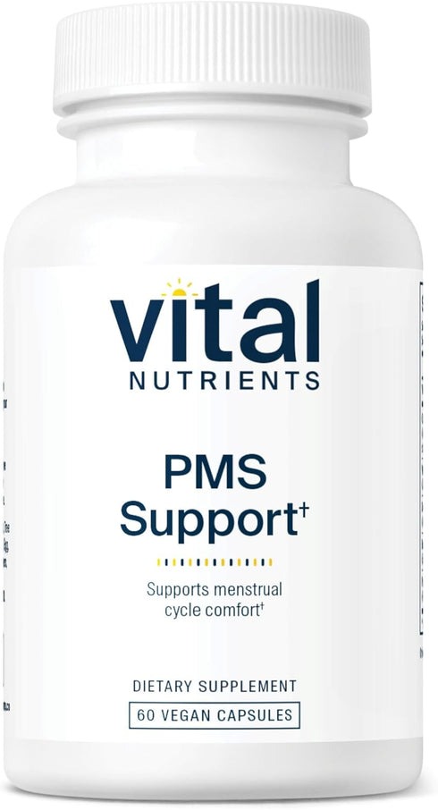 Vital Nutrients PMS Support | Vitex Berry and Passionflower Extract for Premenstrual Support & Hormone Balance* | Vitamin B6 PMS Support Supplemen...