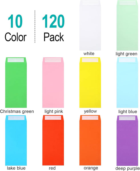 Cash Envelopes -120 Envelopes Money Saving Challenge, 3.2x6.6inch Money Envelopes for Budgeting, Coins, Checks, Gift Cards & Tickets...