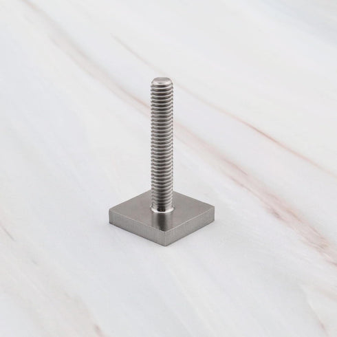 6PCS T-Track Adapter M6 x 35 mm T-Slot Bolts Stainless Steel 20x20mm Square Head Bolts Car Roof Bar Accessories for Car Roof Rack Roof Box Rail Ca...
