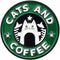 Handmade Cats and Coffee Enamel Pin Brooch Badge - Lapel Pin - Deluxe Gift Decoration...