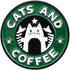 Handmade Cats and Coffee Enamel Pin Brooch Badge - Lapel Pin - Deluxe Gift Decoration...