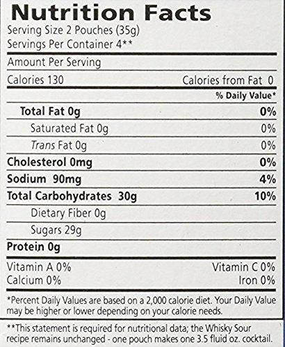 Bar-Tender's Instant Cocktail Drink Mix, Whiskey Sour, 8 Count (Pack of 2)...