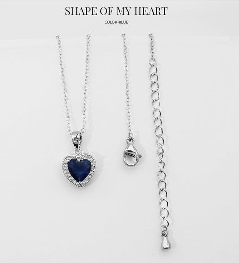 UDYLGOON Cubic Zirconia LOVE Heart Bridesmaid Jewelry Set Earrings Necklace Bracelet Set for Wedding Party Anniversary Birthday...