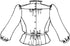 Folkwear Gibson Girl Blouse #205 High Collar Ladies Shirt Top 1900's Reproduction Sewing Pattern (Pattern Only) folkwear205...