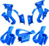NGe 5Pcs Adjustable Fish Tank Water Hose Holder Water Tube Clamp Fixed Clip Aquarium Pipe Holder (2 Curved Shape, 3 Straight)...
