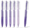 YISAN Retractable Gel Pens,0.5mm,Black Ink,Quick Dry,Fine Tip,Fine Point Aesthetic Pens for Note Taking,Journaling,Office,5 Pcs,Purple Tone,71006...
