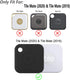 Silicone Case for Tile Mate (2020) & Tile Mate (2018), Soft and Flexible, Scratch/Shock Resistant Cover with Carabiner for Tile Mate Tracker (Blac...