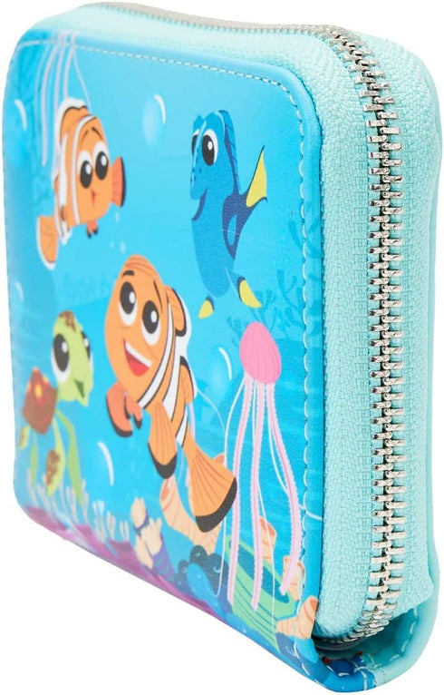Loungefly DIsney Finding Nemo 20th Anniversary Zip Around Wallet...