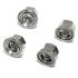 4pcs Track Nut Bicycle Bike Wheel Hub Axle Nuts M10 Rear Axle Nuts + M9 Front Axle Nuts Bicycle Accessories 7075 Aluminum Alloy Screw...