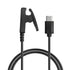 kwmobile Charger Compatible with Garmin vivomove Trend/Lily/HR/Forerunner 35/30 / 735XT - Charger USB-C Cable for Charging Smart Watch - Black......