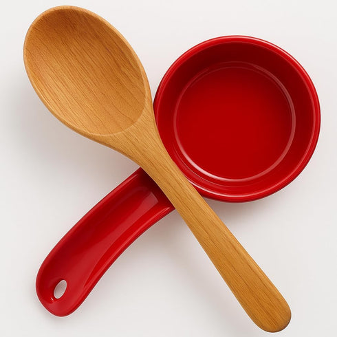 Reston Lloyd Kitchen Counter Utensil Spoon Rest, Ladles, Spaghetti Forks, & Spatulas, Durable BPA-Free Plastic – Dishwasher Safe, Décor, Space Sav...