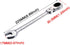 KATUR 17mm Ratcheting Wrench Set Flexible Pivoting Head Ratchet Combination Spanner Wrench Chrome Vanadium Steel Metric Tool (17mm)...