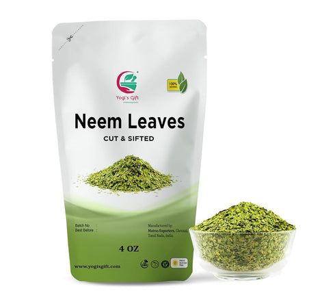 Neem Leaf 4 oz | 100% Natural Detox Neem Tea | Neem Leaves Cut and Sifted | Azadirachta Indica Leaf | Margosa Leaves | Non-GMO, Ethically Sourced ...